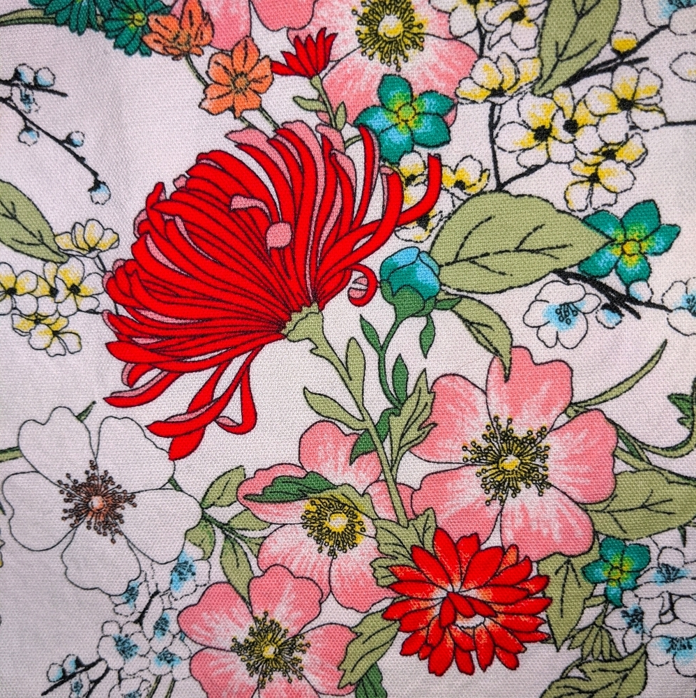 Gorgeous and Vibrant Strapless Floral Dress